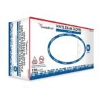 Vinyl Exam Gloves Clear - Powder-Free - Non-Sterile - Beaded cuff - 150 Gloves/Box (S, M, L) - (XL = 130 Gloves/Box) - 10 Boxes/Case - Sold in Cases