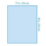 Drape Sheet, Sterile, XLRG, FAN , 77X98 ST 12each/case - A9444 - XLRG