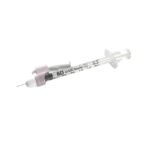SafetyGlide Insulin Syringe with Permanently Attached Needle, 0.3ML (3/10ml), 29G x 0.5 IN - 100Each/Box, 4Box/Case - BD305935