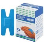 Fabric Detectable Bandages, KNUCKLE 3.8X7.6CM, LIGHTWEIGHT - 50each/box - SA03198