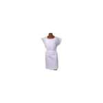 Choice Exam Disposable Paper Gown - TPT - Embossed - Front or Back Opening - Waist Ties - Knee Length - Case - 50/Case - SOU2291
