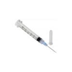 VanishPoint® Safety Syringe, 3mL, L1IN ODSEC 21GA Needle, Clear, 3CC 21GX1IN, Vanishpoint 100each/box - 6boxes/case