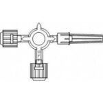 Stopcock, 3 way, High Flow W/Rotating Luer - 50 each/case - ICB4020