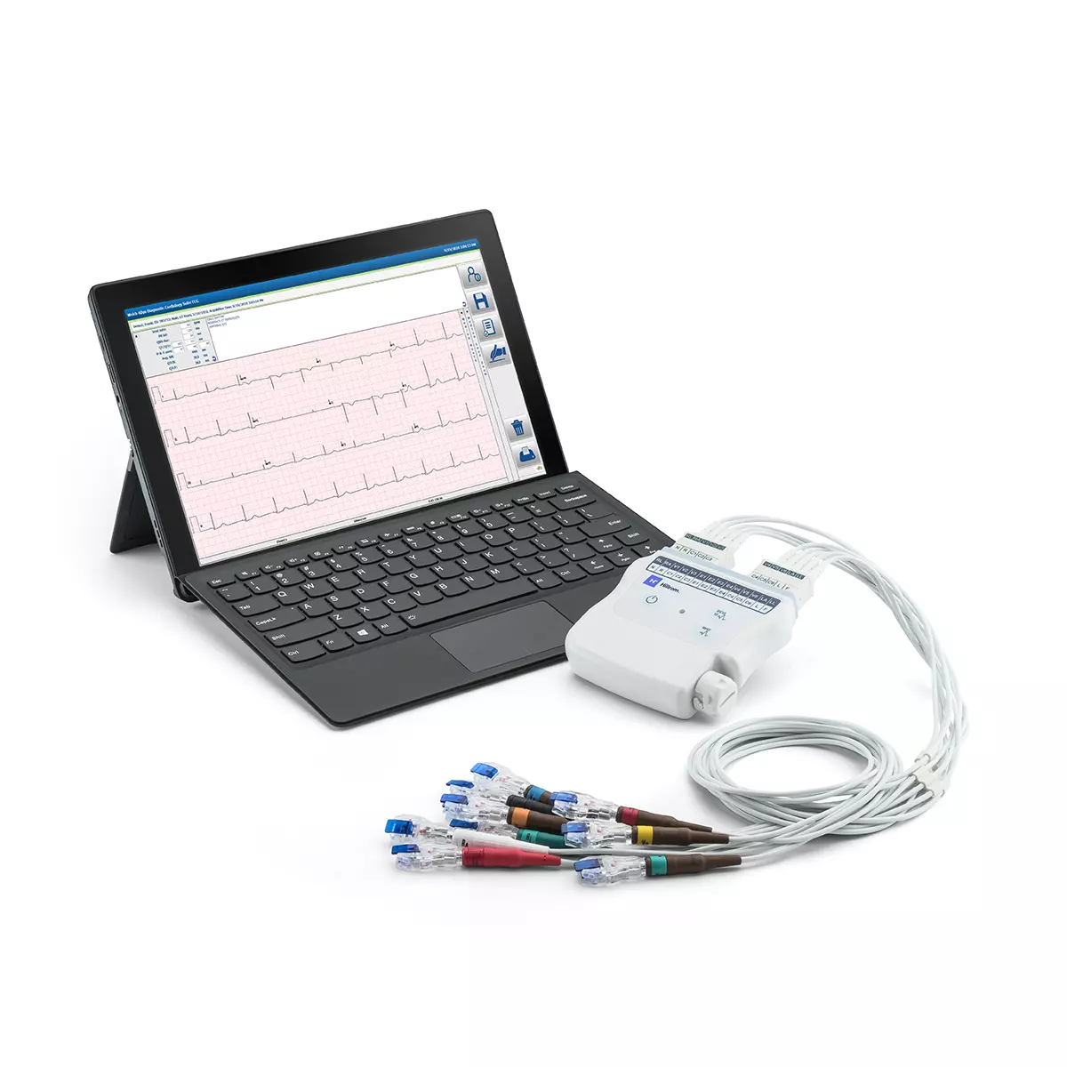 DCS-ECG-wam-tablet-right-ecg-aquired-screen Diagnostic Cardiology Suite ECG - Image 1