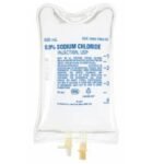 Sodium Chloride Injection, 2 Port (Normal Saline - 0.9%) USP, 500ML Bag - 18/Case - IC07983350