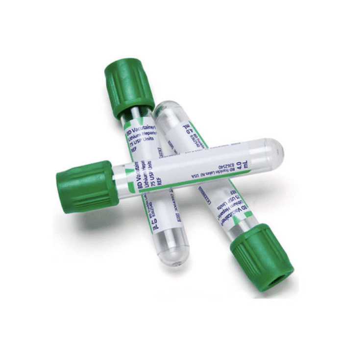 BD Vacutainer Tubes - Green  - 100/Box - Image 1