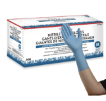 Sterile Singles Nitrile Exam Gloves - Blue - 50/Box