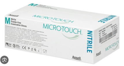 Micro-Touch® Nitra-Tex® Examination Glove - Nitrile - Pair - Blue - 50/Box