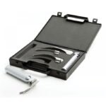ADC Macintosh Laryngoscope Kits – Standard & Fibre Optic - Stainless Steel Blades - 2 Handles - 4 Blades - Fitted Case