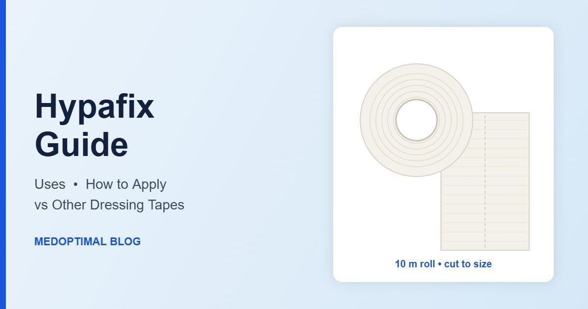 Hypafix guide: uses, how to apply and comparison with other dressing tapes