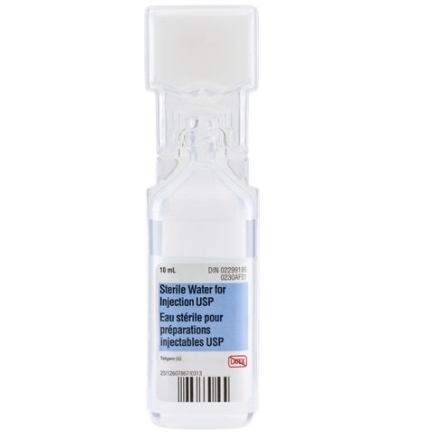 tg-0230af01_01 Sterile Water for Injection USP – 10 mL Polyampoules – Preservative-Free – 20/Box – TG-0230AF01 - Image 1